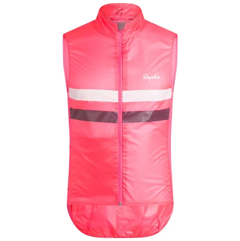 Rapha ピンク ジレ hncn様専用 rapha gilet+jkt Rapha Men's Brevet Gilet Pink/Navy/White
